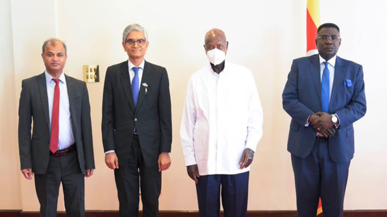 India's High Commissioner to Uganda, Upendra Singh Rawat, during his farewell courtesy call on Ugandan President Yoweri Museveni. (Photo/X/@IndiainUganda) India's High Commissioner to Uganda, Upendra Singh Rawat, during his farewell courtesy call on Ugandan President Yoweri Museveni. (Photo/X/@IndiainUganda)