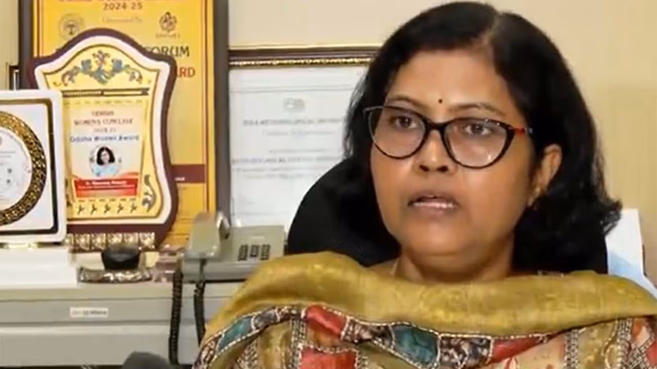 India Meteorological Department (IMD) Bhubaneswar Director Dr Manorama Mohanty (Photo/ ANI) India Meteorological Department (IMD) Bhubaneswar Director Dr Manorama Mohanty (Photo/ ANI)