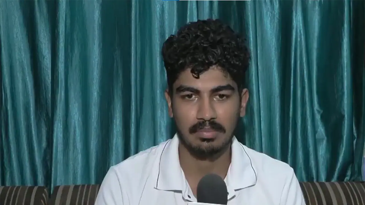 Merchant Navy Trainee Navigation Officer Rudransh Chaubey (Photo/ANI) Merchant Navy Trainee Navigation Officer Rudransh Chaubey (Photo/ANI)