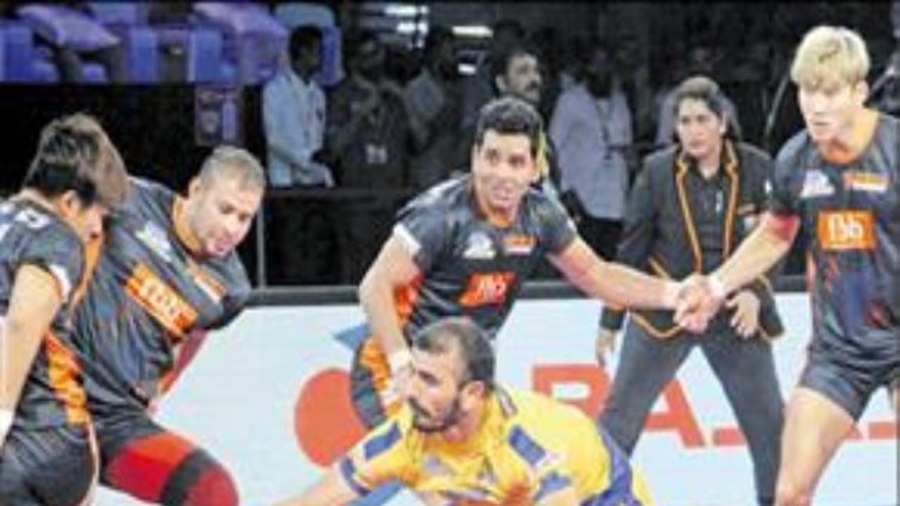 புரோ கபடி: இப்போதான் 3 வது வெற்றியைப் பெற்றுள்ளது தமிழ் தலைவாஸ்… புரோ கபடி: இப்போதான் 3 வது வெற்றியைப் பெற்றுள்ளது தமிழ் தலைவாஸ்…