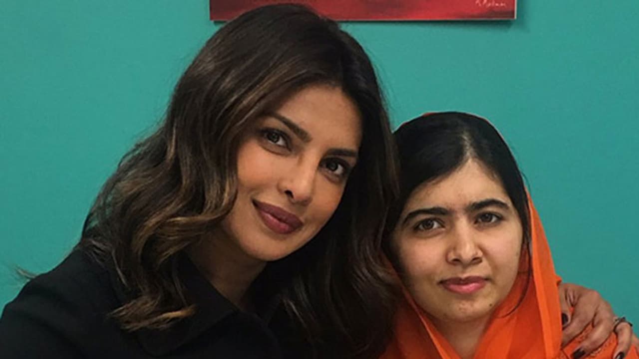 പ്രിയങ്കയെ കണ്ടു, വിശ്വസിക്കാനാവുന്നിലെന്ന് മലാല; ട്വീറ്റിന് പ്രിയങ്കയുടെ മറുപടി പ്രിയങ്കയെ കണ്ടു, വിശ്വസിക്കാനാവുന്നിലെന്ന് മലാല; ട്വീറ്റിന് പ്രിയങ്കയുടെ മറുപടി