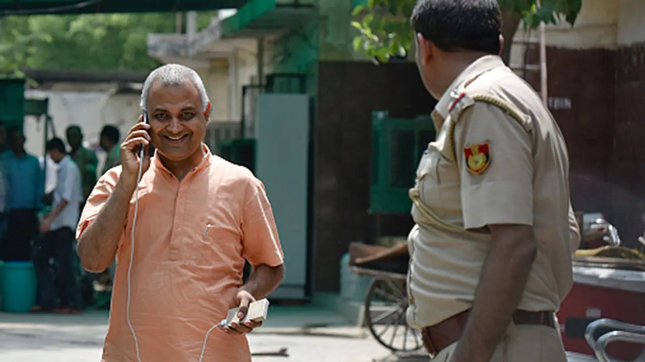 AIIMS boundary wall case: AAP MLA Somnath Bharti arrested AIIMS boundary wall case: AAP MLA Somnath Bharti arrested