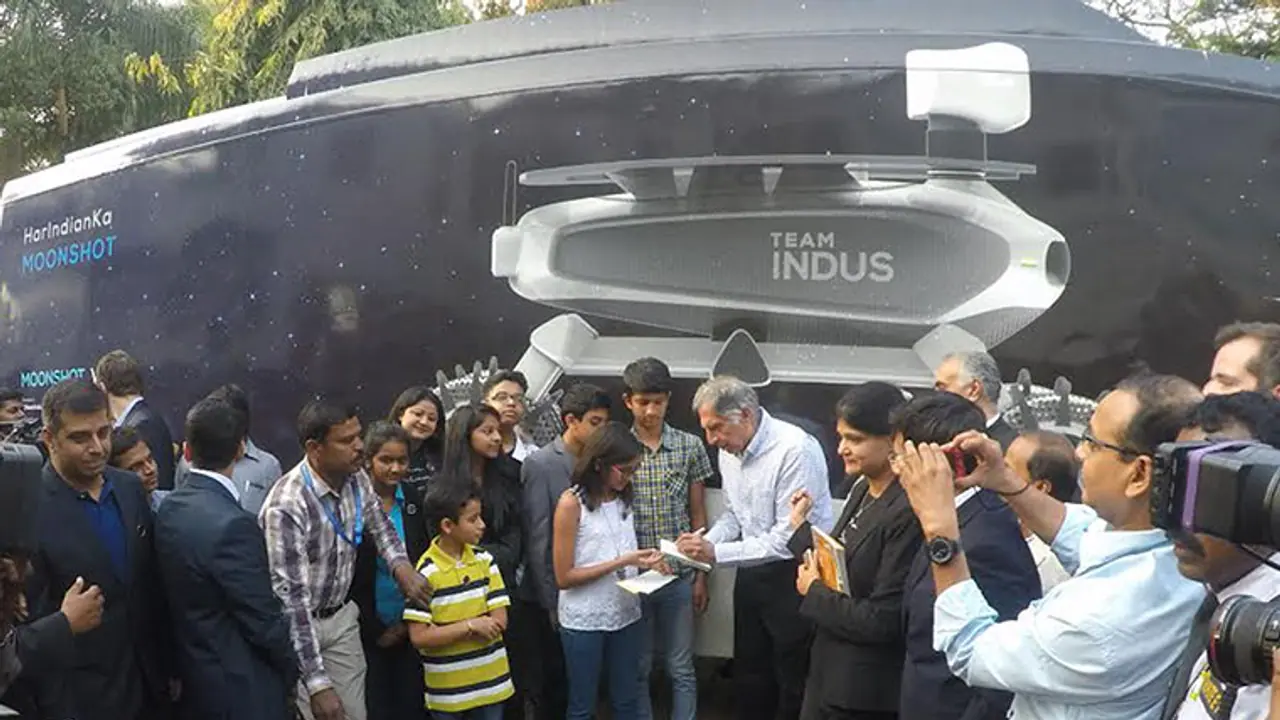 Bengaluru based private moon mission startup Team Indus and Ratan Tata flag off Moonshot Wheels Bengaluru based private moon mission startup Team Indus and Ratan Tata flag off Moonshot Wheels
