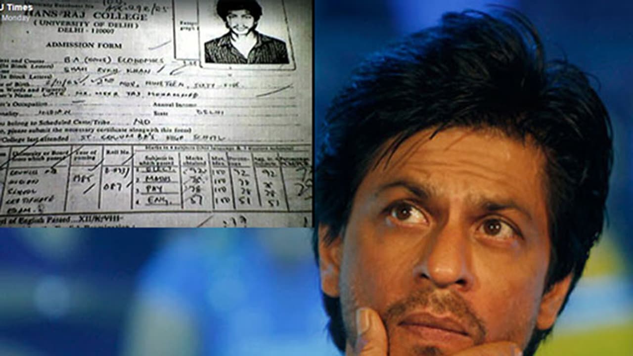 Shah Rukh Khan’s college mark sheet goes viral; students react to ‘low’ English marks