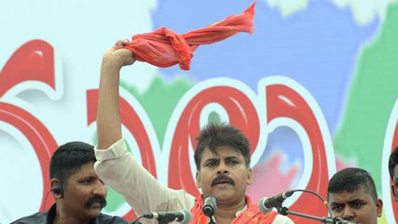 Pawan Kalyan's party turns water warriors Pawan Kalyan's party turns water warriors