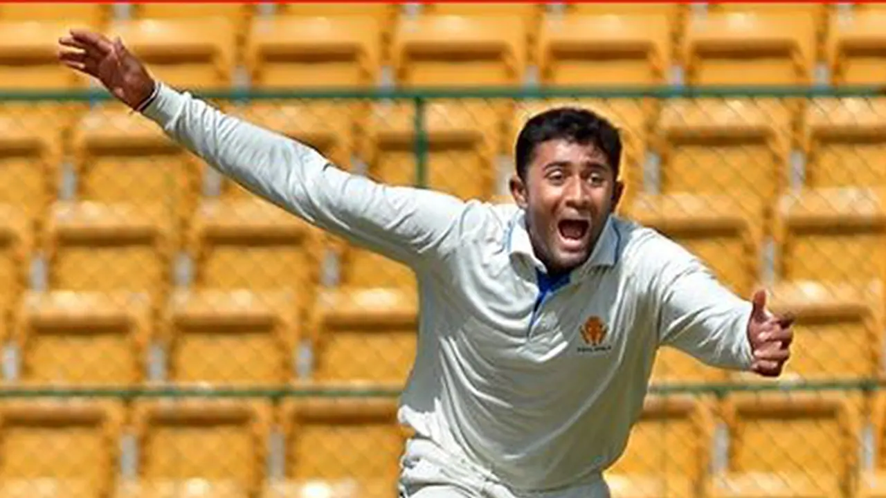 ಕರ್ನಾಟಕಕ್ಕೆ ಇನ್ನಿಂಗ್ಸ್ ಮುನ್ನಡೆ: ಶ್ರೇಯಸ್ ದಾಳಿಗೆ ಪೆವಿಲಿಯನ್ ಸೇರಿದ ರೈಲ್ವೇಸ್ ಆಟಗಾರರು