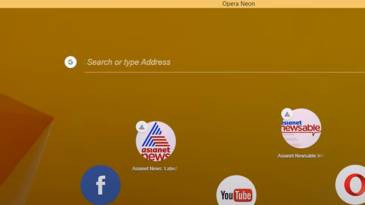 Opera Neon is the future of desktop browsers