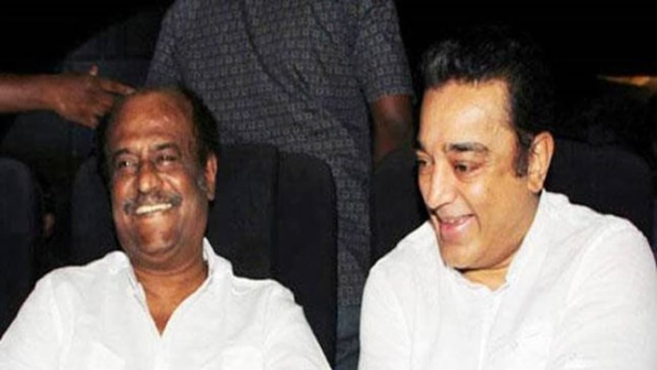Kamal Haasan hints at joining hands with Rajinikanth for Assembly elections Kamal Haasan hints at joining hands with Rajinikanth for Assembly elections