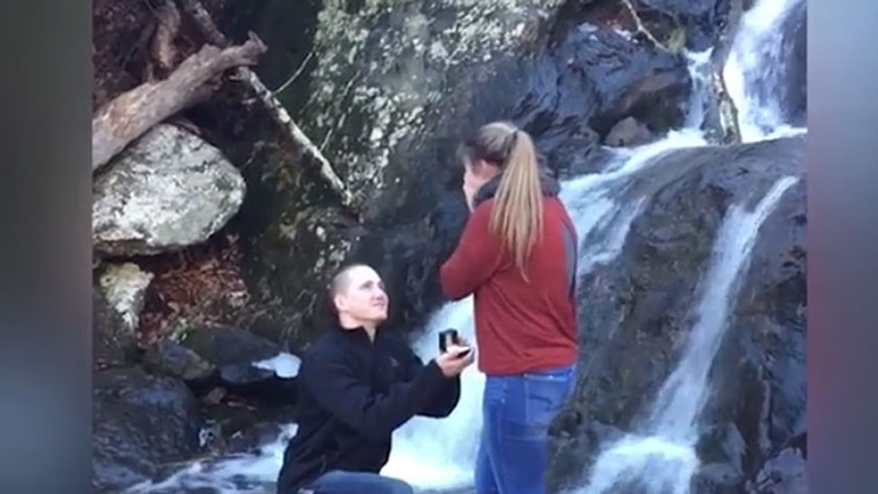Watch: This romantic proposal was short lived. Find out why Watch: This romantic proposal was short lived. Find out why