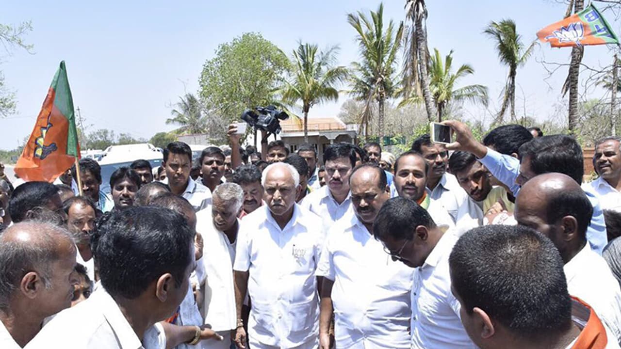 ಚುನಾವಣಾ ನೀತಿ ಸಂಹಿತೆ ಉಲ್ಲಂಘಿಸಿದ ಬಿಎಸ್’ವೈ
