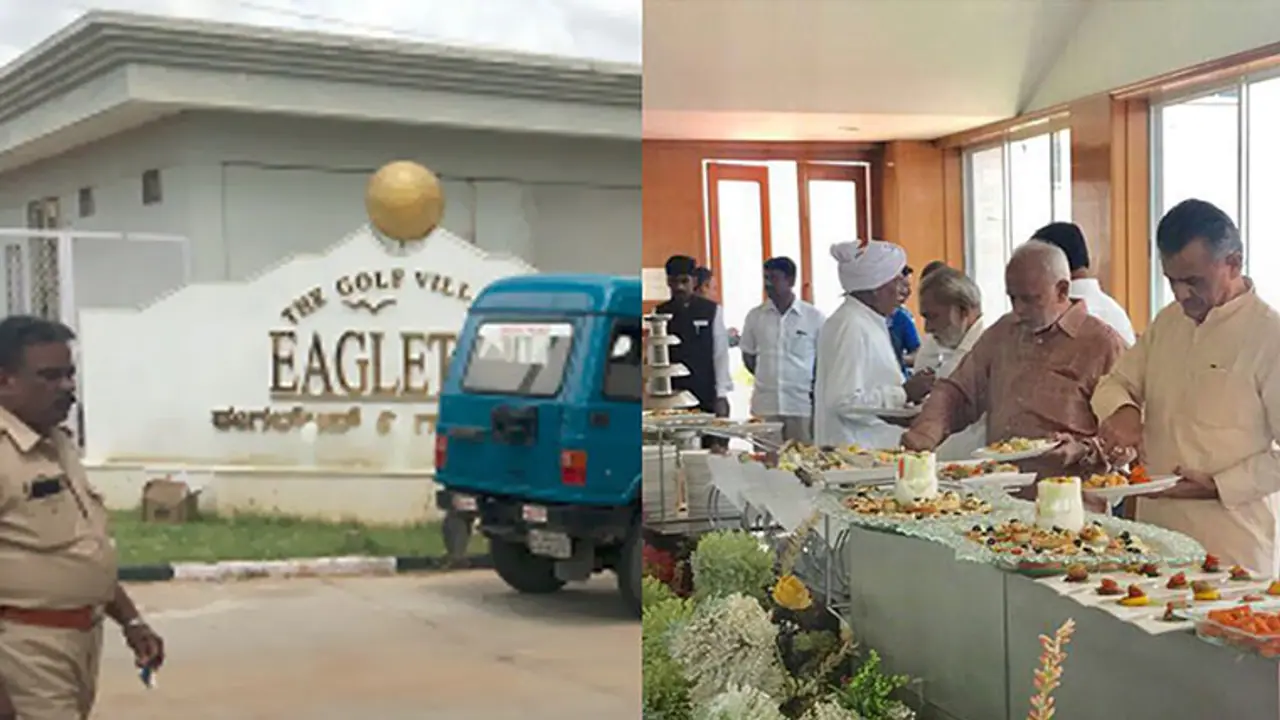 As Gujarat drowns, its Congress leaders continue their holiday at Rs 7,500 per room resort; plan Karnataka darshan As Gujarat drowns, its Congress leaders continue their holiday at Rs 7,500 per room resort; plan Karnataka darshan