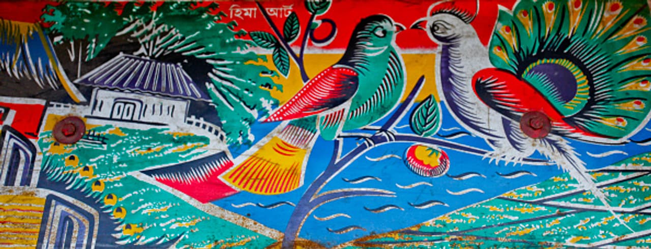 Check out the incredible Rickshaw art scene in Dhaka Check out the incredible Rickshaw art scene in Dhaka