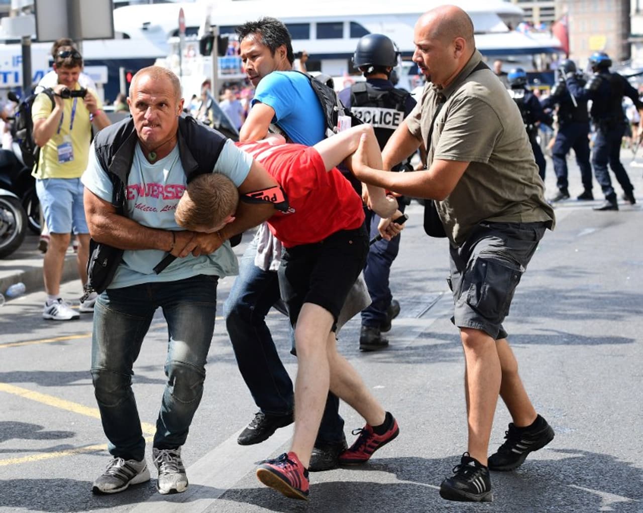 Photos: Fans clash in Euro 2016 Photos: Fans clash in Euro 2016