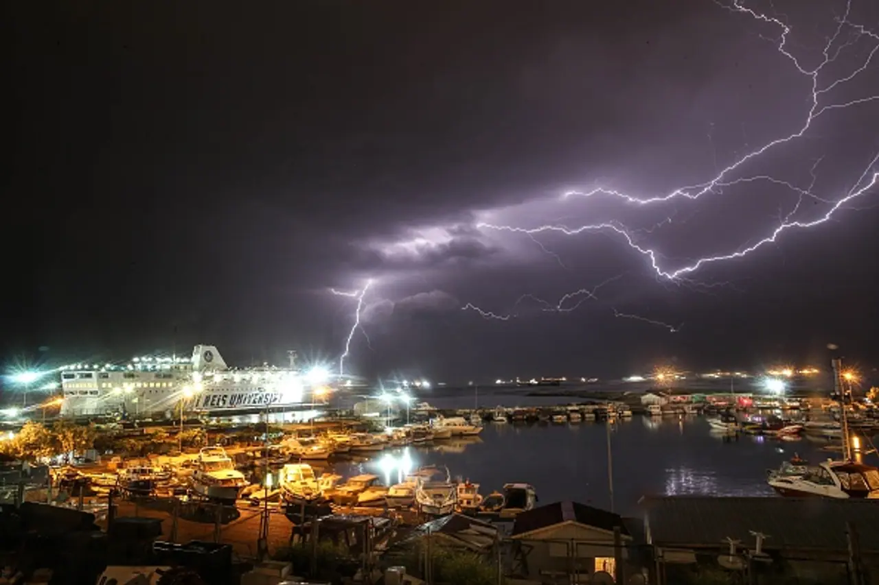 Thunderbolt and lightning, very very frightening