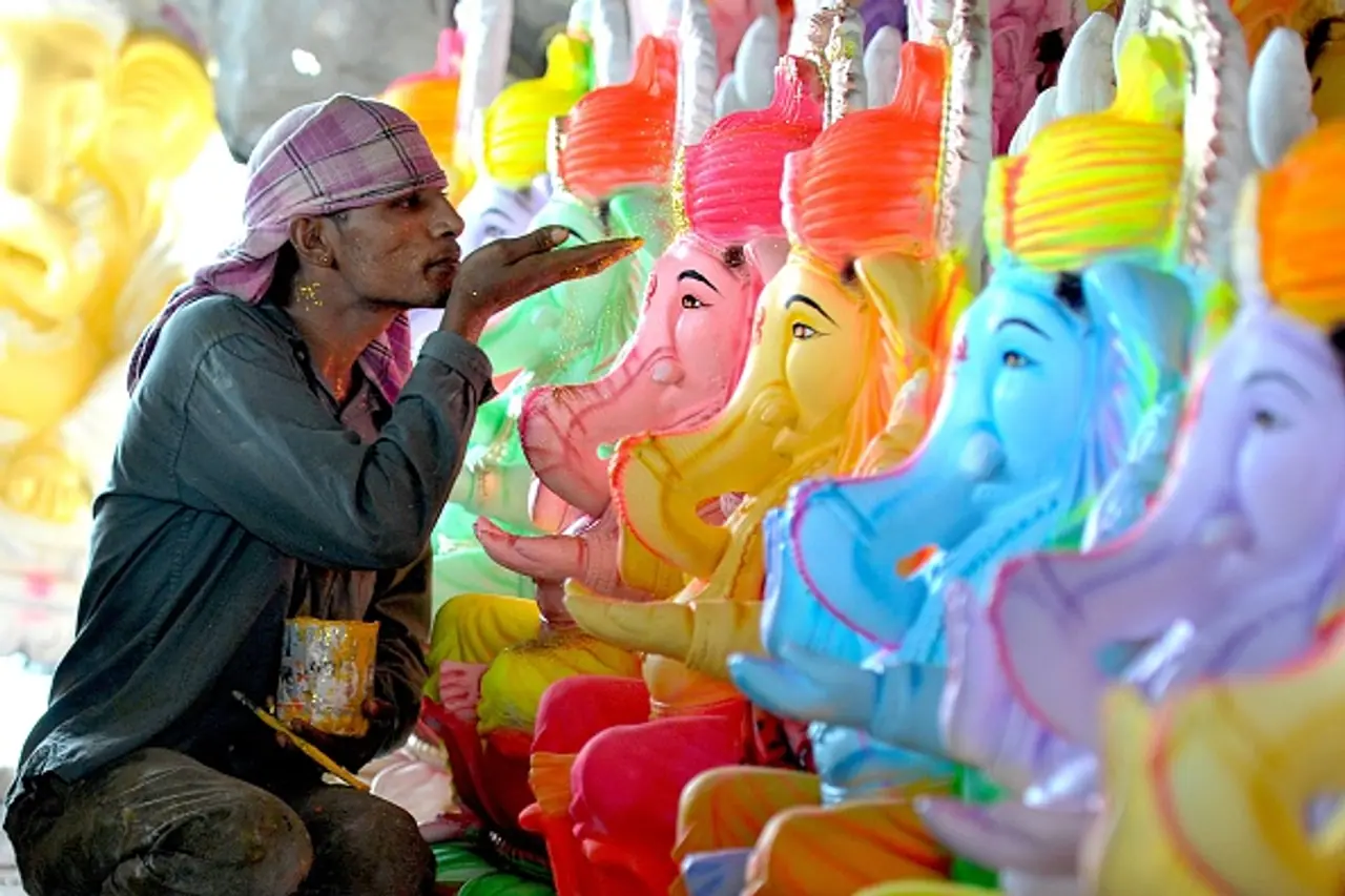 In pics: India celebrates Ganesh Chaturthi In pics: India celebrates Ganesh Chaturthi
