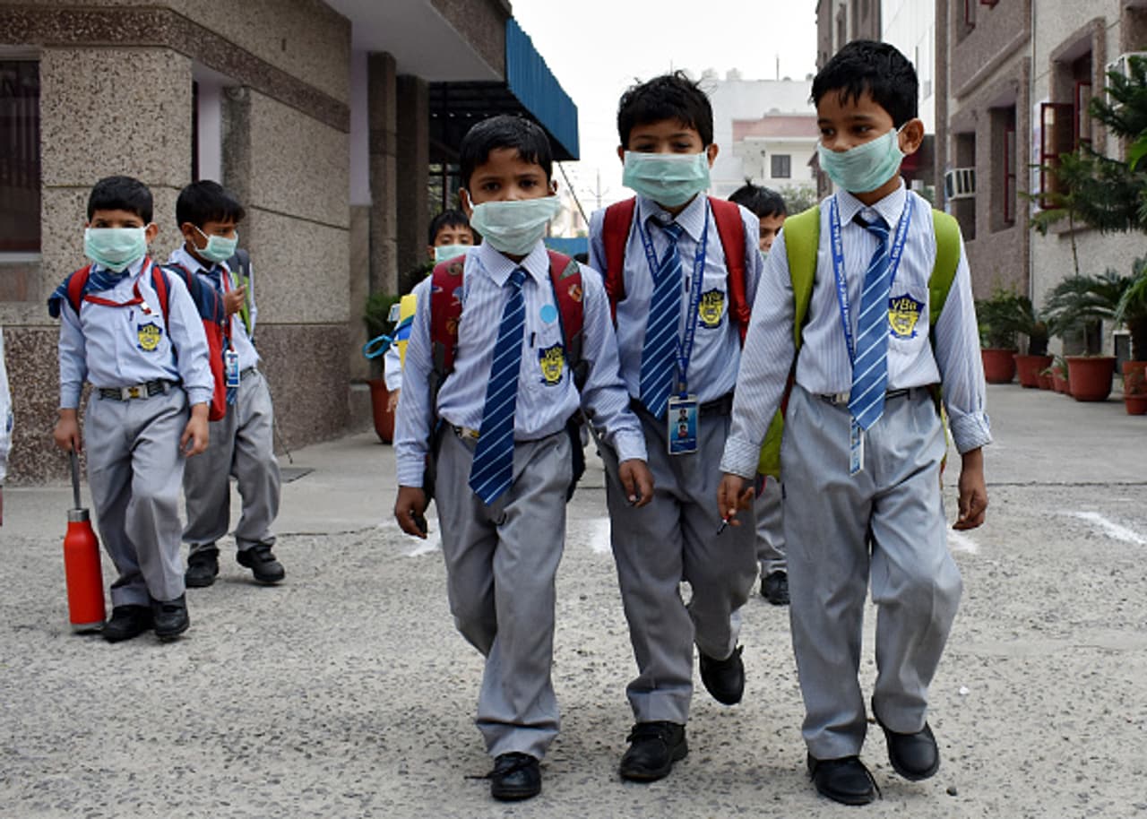 Delhi's toxic air keeps a million students home, expats flee