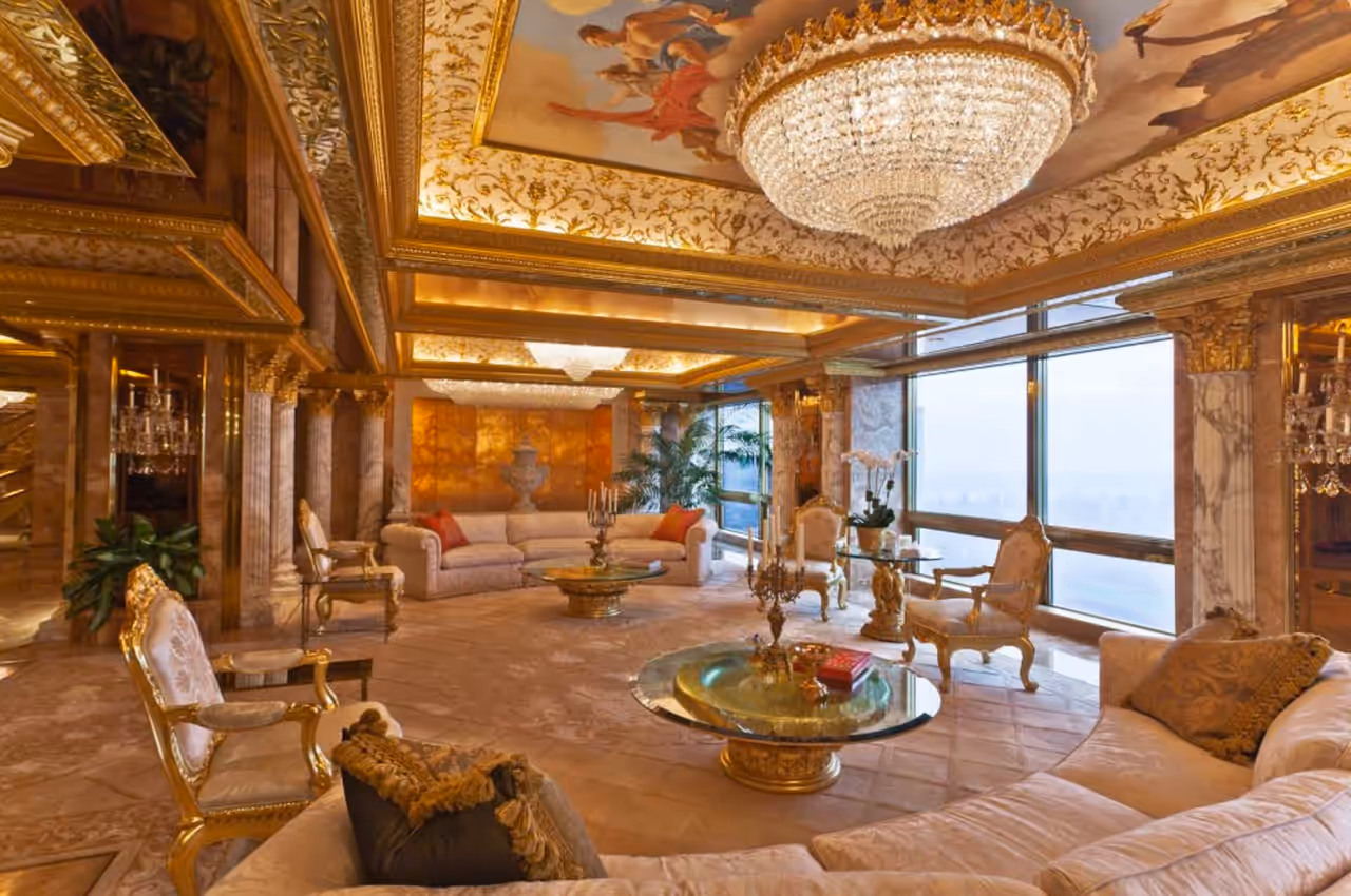 In Pics: Donald Trump's magnificent penthouse In Pics: Donald Trump's magnificent penthouse