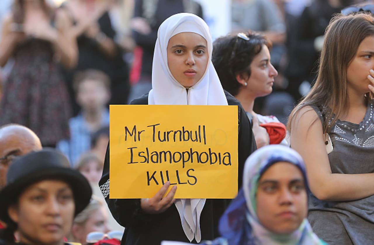 In pics: Australia protest against Trump's Muslim travel ban In pics: Australia protest against Trump's Muslim travel ban