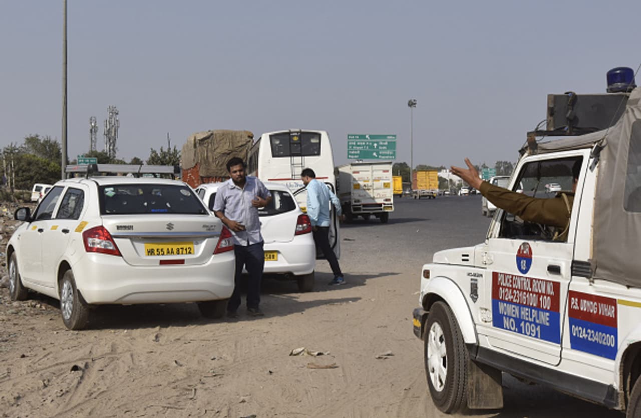 In Pics: Ola, Uber on strike for 'unfair demands' In Pics: Ola, Uber on strike for 'unfair demands'