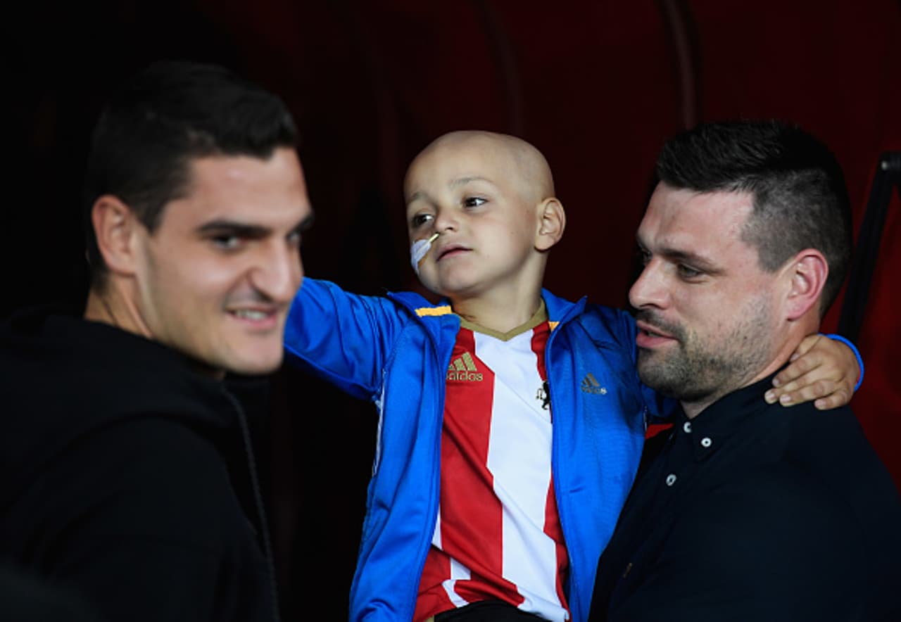 Terminally ill child is England football team's mascot Terminally ill child is England football team's mascot