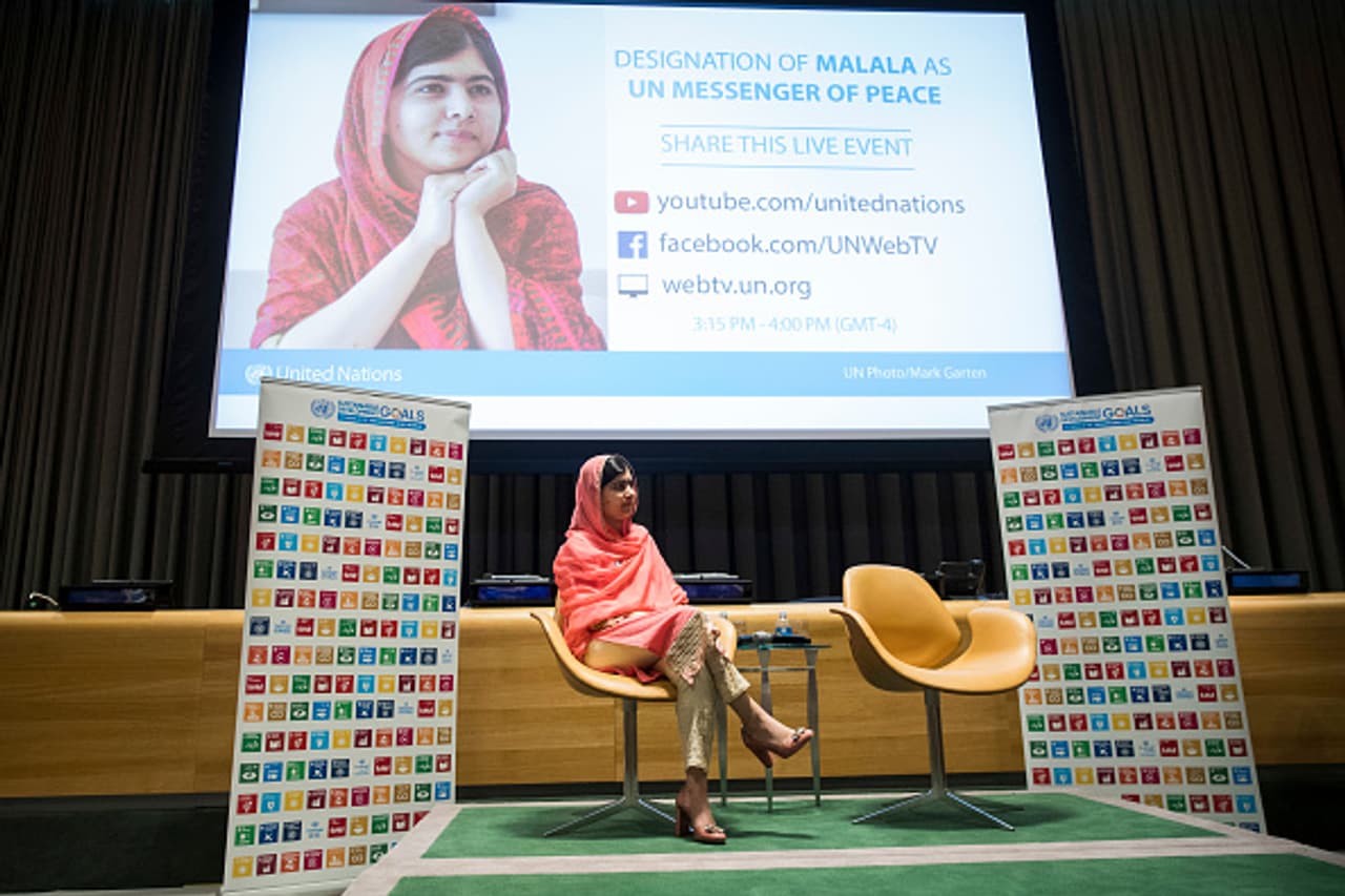 Malala Yousafzai is United Nations Messenger Of Peace Malala Yousafzai is United Nations Messenger Of Peace