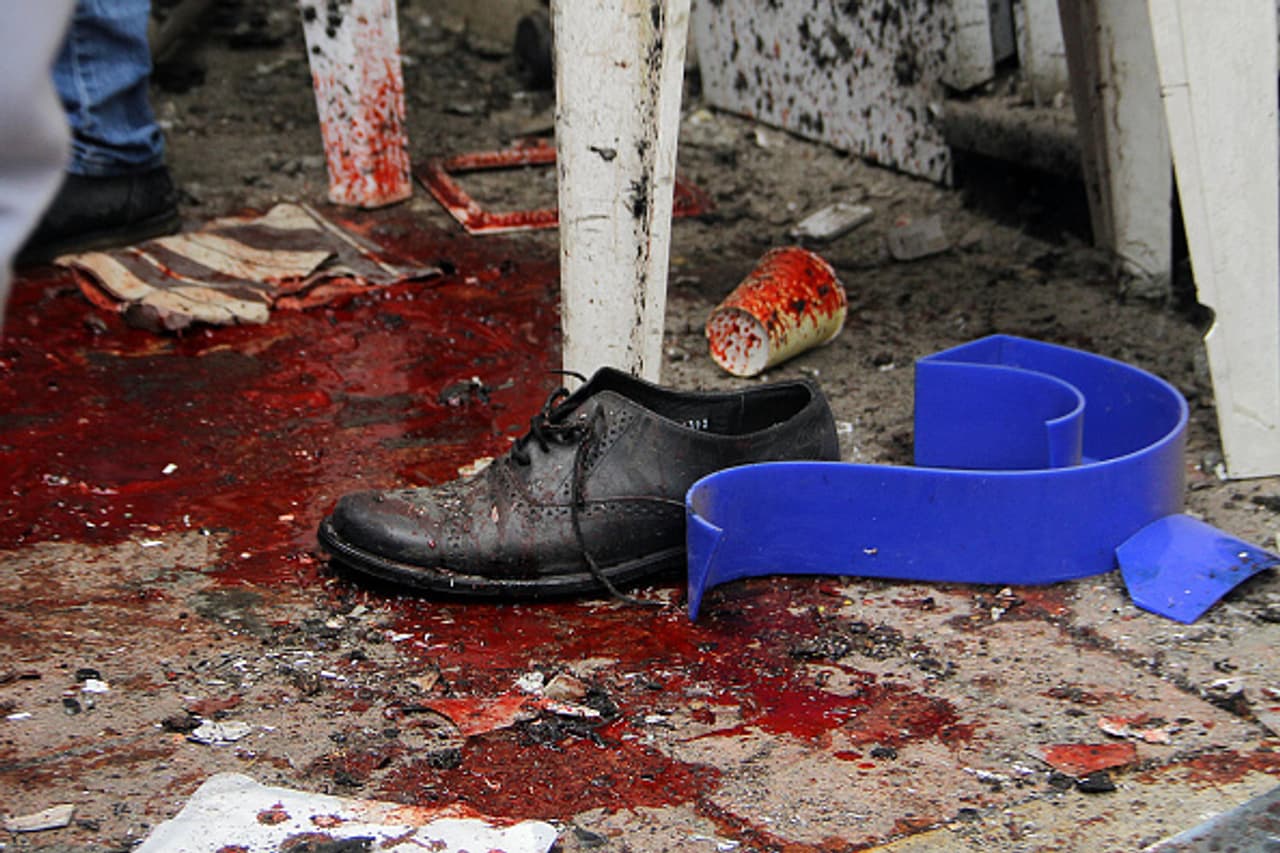 In Pics: Gruesome scene after church bombing in Egypt In Pics: Gruesome scene after church bombing in Egypt