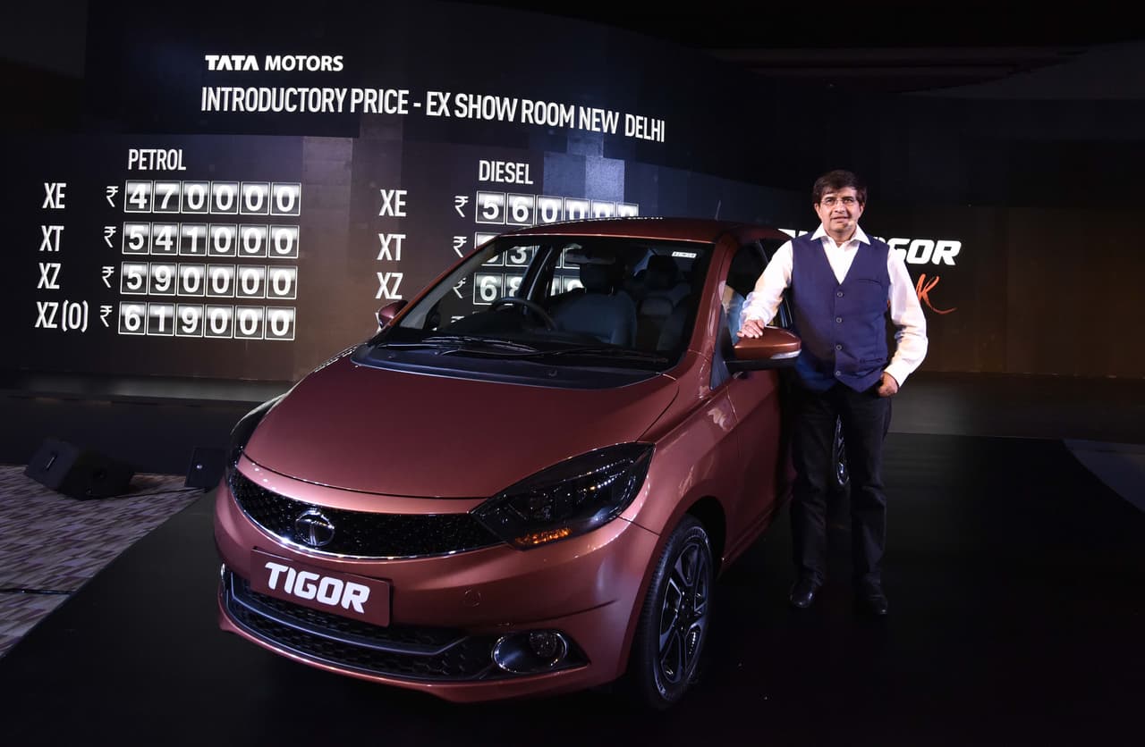 In pics: Tata launches Tigor in New Delhi In pics: Tata launches Tigor in New Delhi