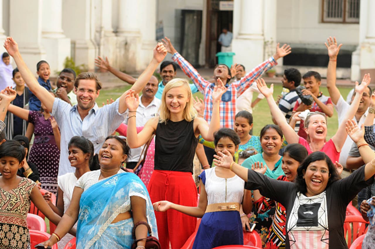 In pics: India celebrates World Laughter Day In pics: India celebrates World Laughter Day