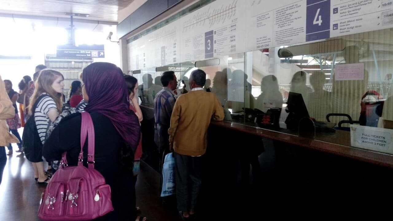 In pics: Namma Metro shutdown causes chaos in Bengaluru In pics: Namma Metro shutdown causes chaos in Bengaluru