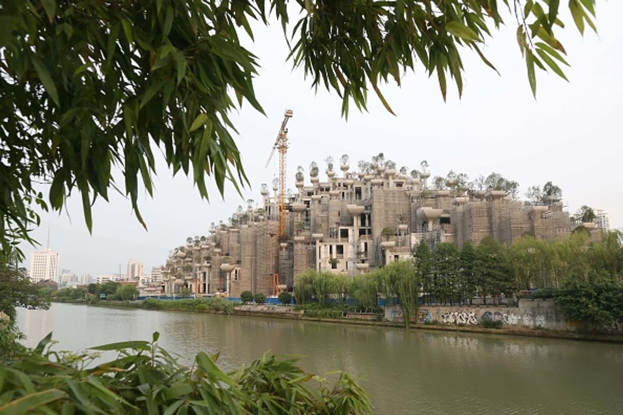 In pics: Hanging gardens of Babylon built in Shanghai In pics: Hanging gardens of Babylon built in Shanghai