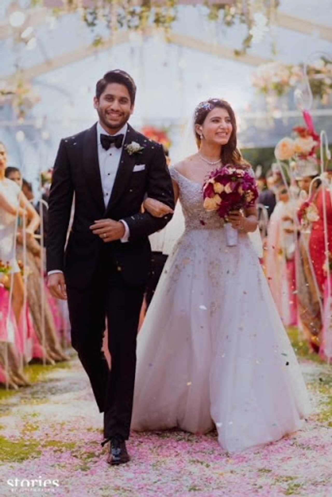 Pics: Naga Chaitanya, Samantha tie the knot in royal style