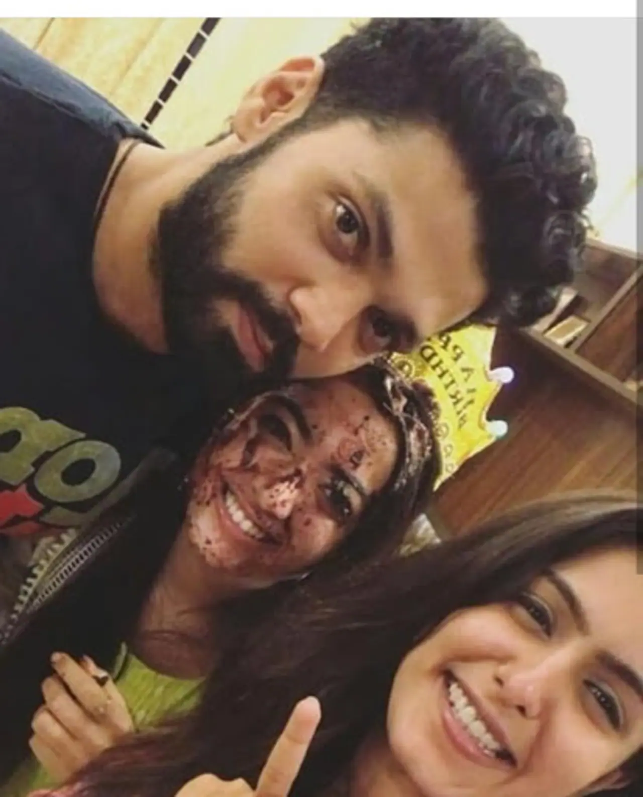 Rashmika Mandanna celebrated her birthday with Rakshit Rashmika Mandanna celebrated her birthday with Rakshit