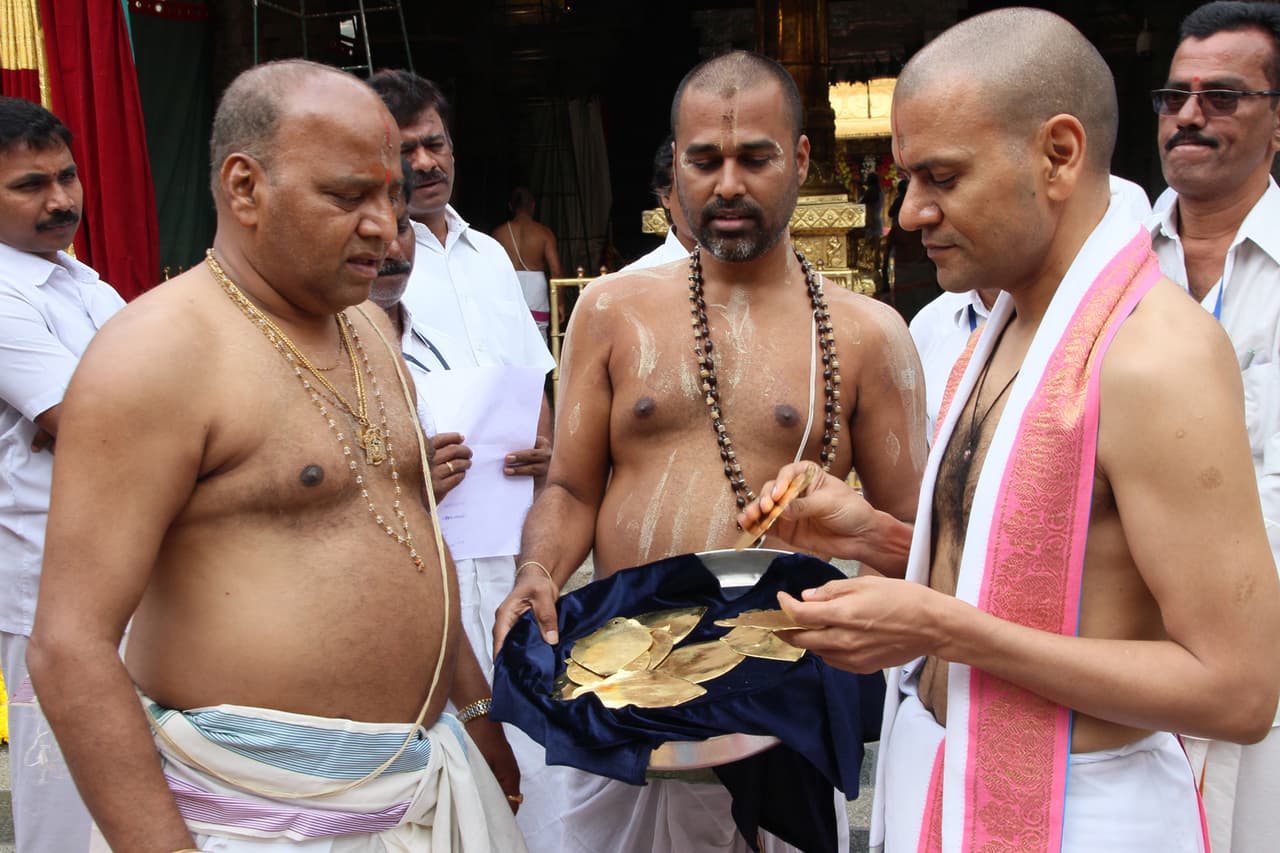 ASTABANDHANA SAMARPANA CARRIED OUT IN TIRUMALA TEMPLE