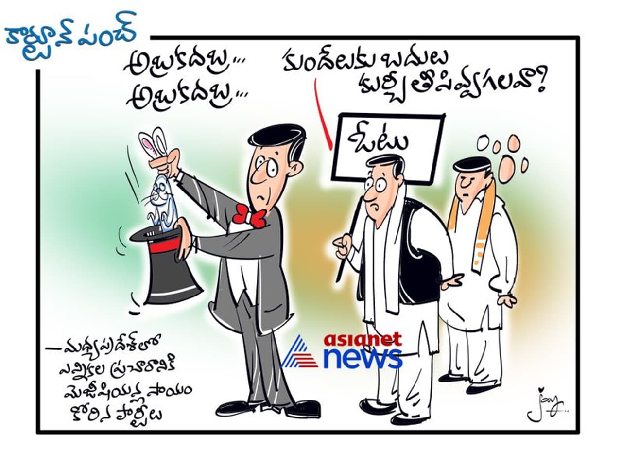 Magicians cartoon punch