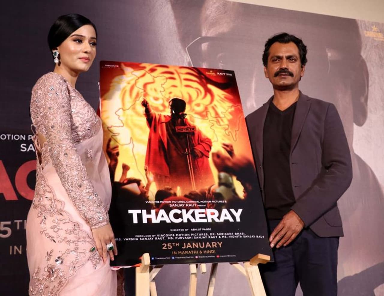 Starring Nawazuddin Siddiqui as late politician Balasaheb Thackeray, the movie is slated for a January 25, 2019 release. Starring Nawazuddin Siddiqui as late politician Balasaheb Thackeray, the movie is slated for a January 25, 2019 release.