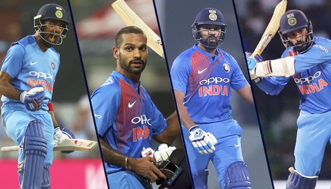 Rohit, Rahul, Shikhar, Dinesh