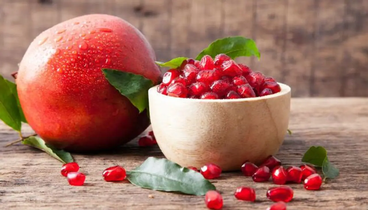 <p>Pomegranates are found with a potential to boost muscle strength and help to counteract the ageing, say researchers. The findings showed that when we drink the pomegranate juice, our body produces Urolithin A a molecule. When this molecule gets transformed by microbes in the gut, it enables the muscle cells to protect themselves against ageing and also increases muscle mass.</p> <p>Pomegranates are found with a potential to boost muscle strength and help to counteract the ageing, say researchers. The findings showed that when we drink the pomegranate juice, our body produces Urolithin A a molecule. When this molecule gets transformed by microbes in the gut, it enables the muscle cells to protect themselves against ageing and also increases muscle mass.</p>