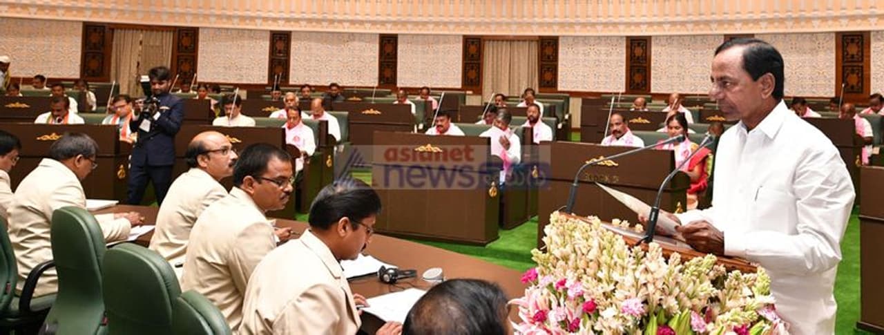 తెలంగాణ అసెంబ్లీలో కేసీఆర్ తెలంగాణ అసెంబ్లీలో కేసీఆర్