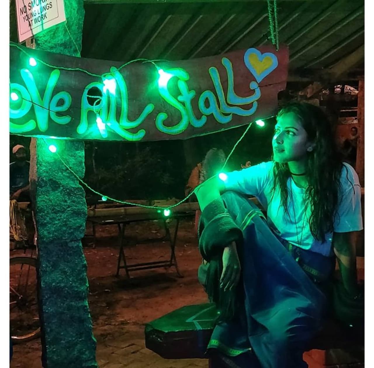 Amala Paul in lungi avatar