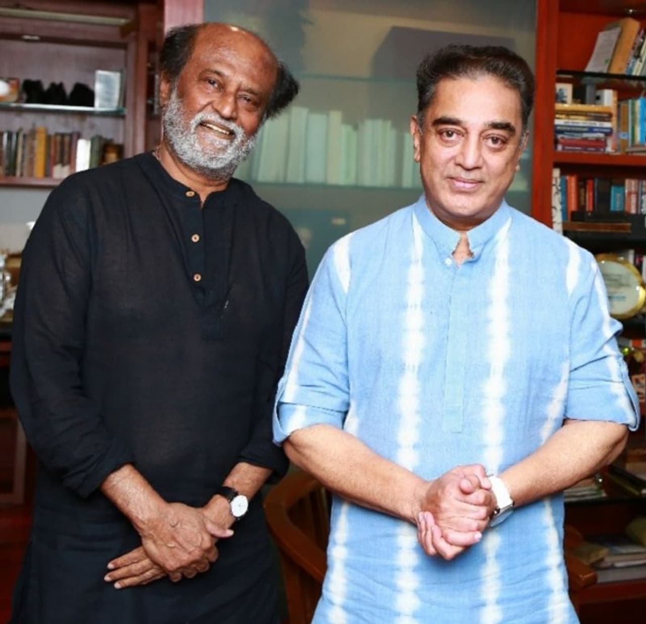 Tamil actor, MNM chief Kamal Haasan has hailed superstar Rajinikanth on Twitter for the latter's statement against the Centre while speaking on Delhi violence. Kamal said, "Well done, dear friend Rajinikanth. You have hit the right path. This path is the right path. This is not a lone path, but a path that thousands would choose as the right one. Long live. Best wishes." Tamil actor, MNM chief Kamal Haasan has hailed superstar Rajinikanth on Twitter for the latter's statement against the Centre while speaking on Delhi violence. Kamal said, "Well done, dear friend Rajinikanth. You have hit the right path. This path is the right path. This is not a lone path, but a path that thousands would choose as the right one. Long live. Best wishes."