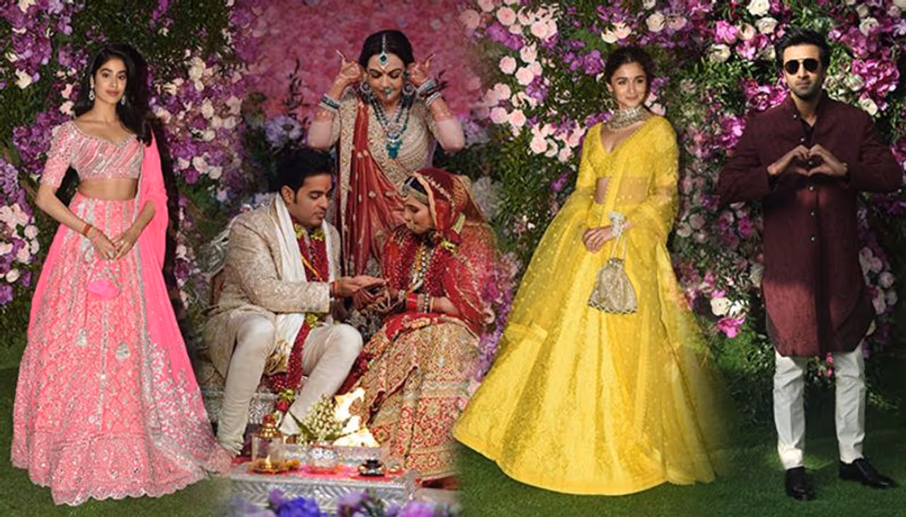 आकाश अंबानी और श्लोका की 9 मार्च को शादी हुई। इसके बाद 10 मार्च को मुंबई में ही वेडिंग रिसेप्शन रखा गया था। पार्टी में देश प्रदेश की तमाम बड़ी हस्तियों ने हिस्सा लिया। वहीं बॉलीवुड के कई स्टार्स पार्टी में शामिल हुए और अपने ग्लैमरस लुक के साथ एंट्री लेते दिखे।