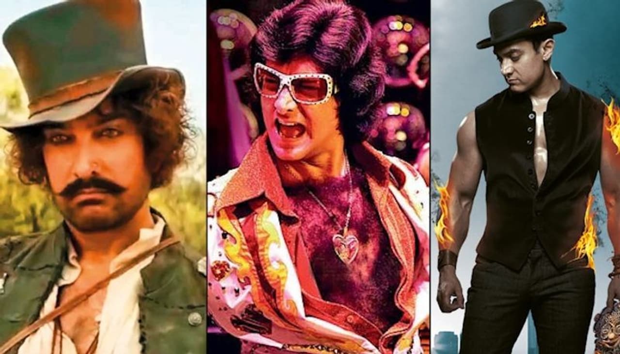 आज आमिर खान 54वां जन्मदिन मना रहे हैं। आमिर बॉलीवुड के एक ऐसे अकेले एक्टर है जिन्होंने सबसे पहले अपनी फिल्म को 100 करोड़,200 करोड़ और फिर 300 करोड़ के क्लब में पहुंचाया था। इतना ही नहीं बल्कि अब आमिर की फिल्में 400 करोड़ क्लब को भी छू रही हैं। तो चलिए नजर डालते है आमिर के बर्थडे के मौके पर उनकी टॉप फिल्मों के शानदार लुक की 20 तस्वीरों पर। आज आमिर खान 54वां जन्मदिन मना रहे हैं। आमिर बॉलीवुड के एक ऐसे अकेले एक्टर है जिन्होंने सबसे पहले अपनी फिल्म को 100 करोड़,200 करोड़ और फिर 300 करोड़ के क्लब में पहुंचाया था। इतना ही नहीं बल्कि अब आमिर की फिल्में 400 करोड़ क्लब को भी छू रही हैं। तो चलिए नजर डालते है आमिर के बर्थडे के मौके पर उनकी टॉप फिल्मों के शानदार लुक की 20 तस्वीरों पर।