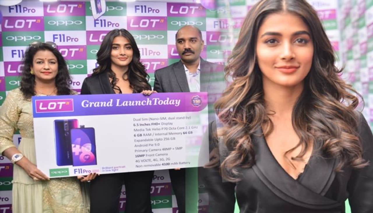 Pooja Hegde Launches VIVO V11 Pro at Lot Mobiles Kukatpally Pooja Hegde Launches VIVO V11 Pro at Lot Mobiles Kukatpally