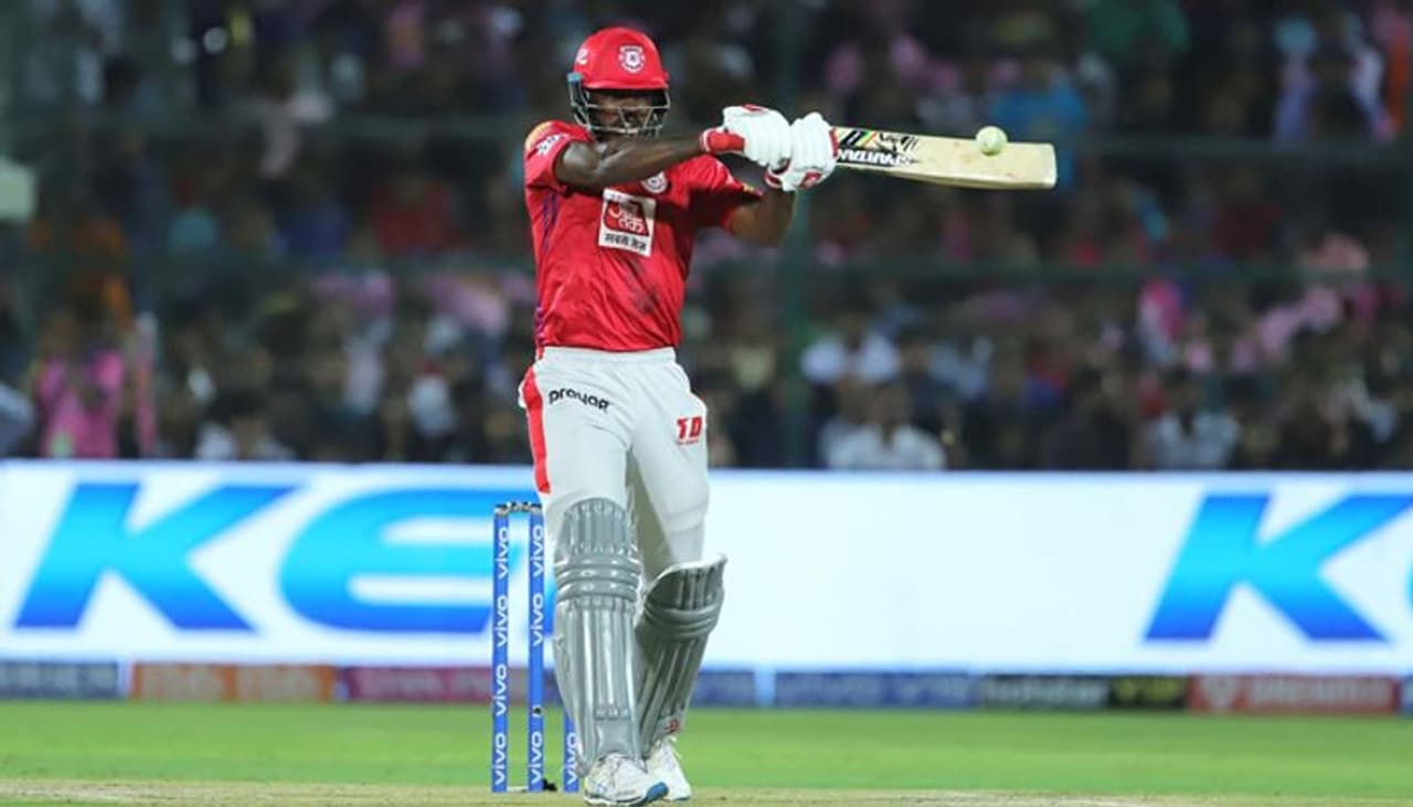Chris Gayle hit a belligerent half century as Kings XI Punjab (KXIP) registered a convincing 14 run win over Rajasthan Royals (RR) in a controversial Indian Premier League (IPL) 2019 match in Jaipur on Monday