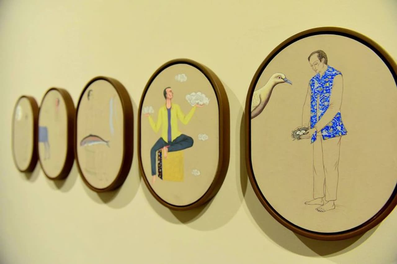 Anant Art attempts to recreate the romanticism of the late eighteenth century inspired by the words of Samuel Taylor Coleridge And trace in leaves and flowers that round me lie, portrayed in artwork by artists. The exhibition is on view till March 31 at Shridharani Gallery from 11 am–7 pm. Here's a sneak peek of the art on display.