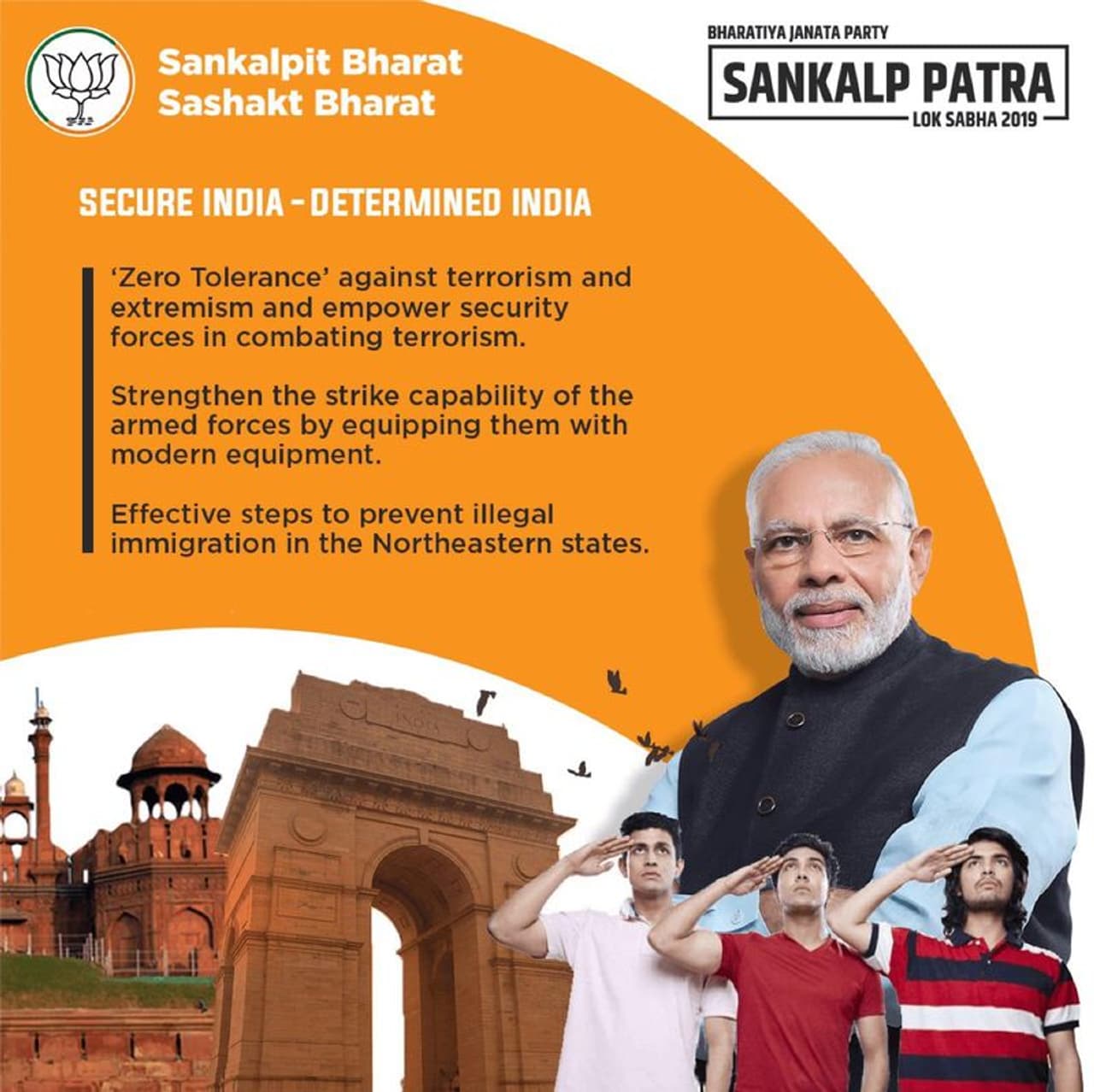 'Zero tolerance' against terrorism and extremism and empower security forces in combating terrorism.