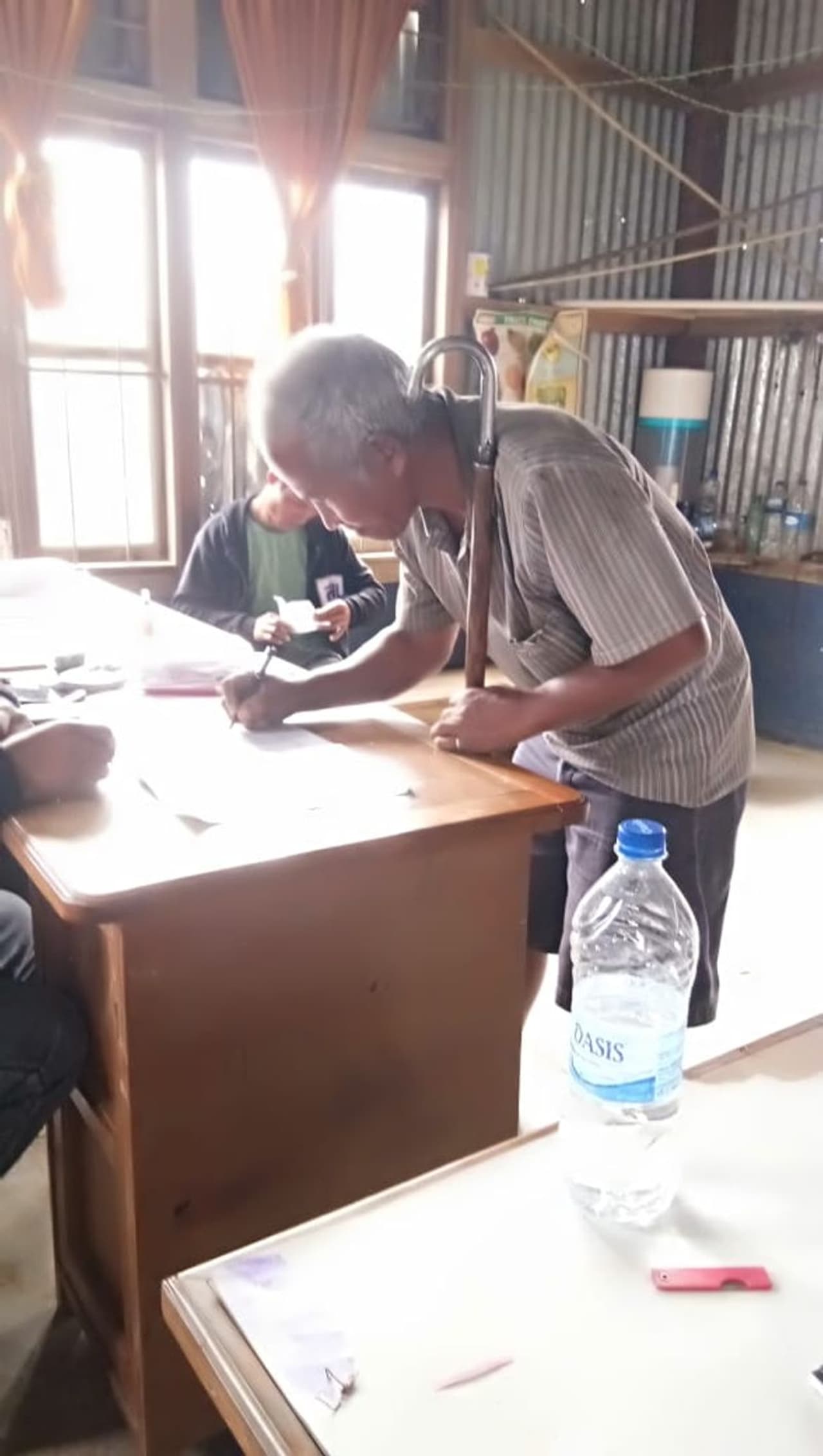 A voter turn out of 43.38% was recorded till 1 PM in Mizoram during the first phase of Lok Sabha elections on April 11.