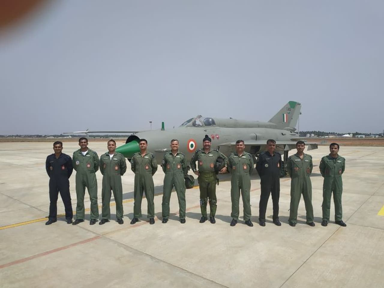 Air Chief Marshal BS Dhanoa on Friday flew a MiG 21 Type 96 fighter jet at Sulur airbase in Coimbatore, Tamil Nadu.