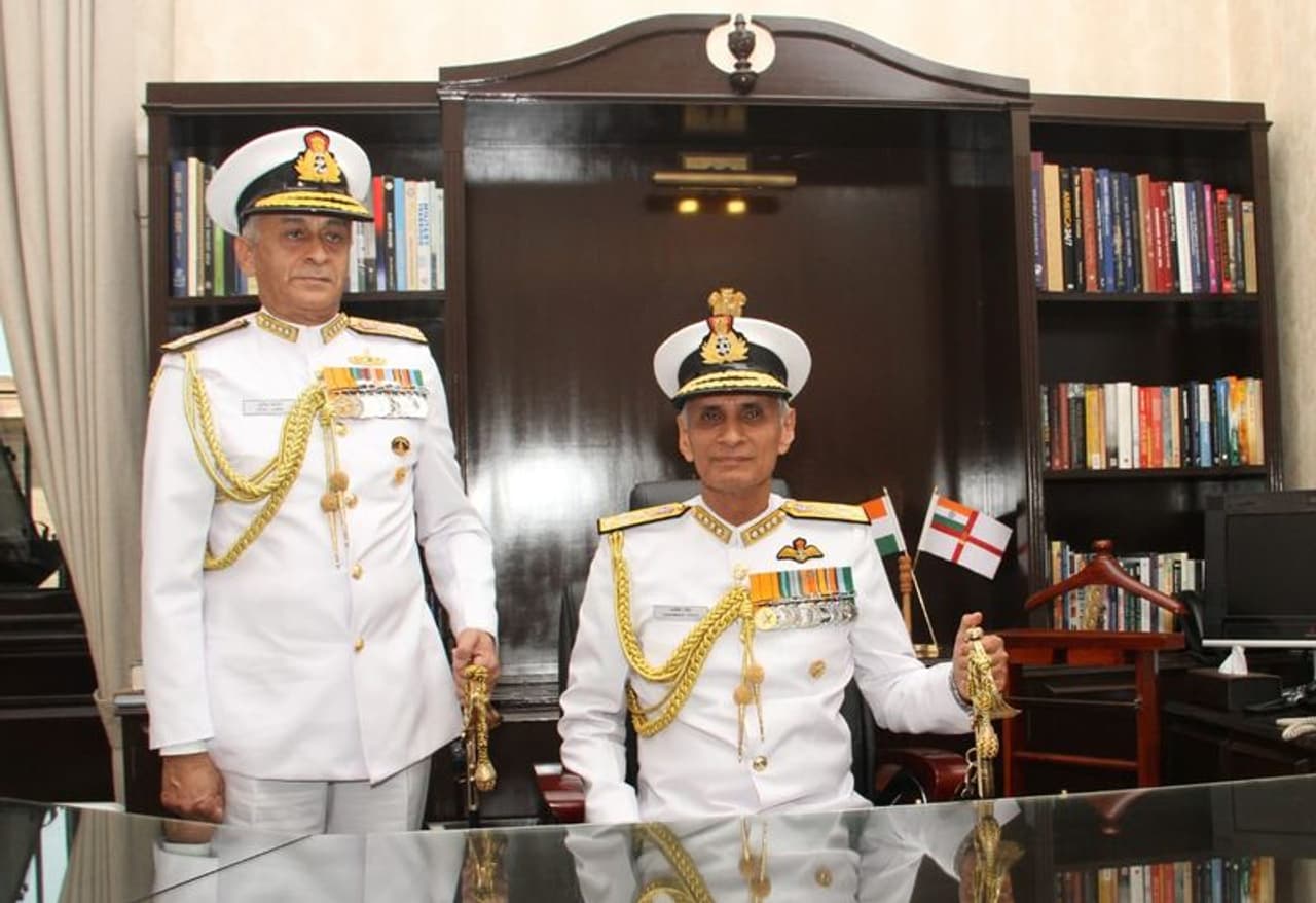 Admiral Karambir Singh on Friday took charge as the new Navy chief after a military tribunal on Wednesday gave the green signal for the major rejig. Admiral Karambir Singh on Friday took charge as the new Navy chief after a military tribunal on Wednesday gave the green signal for the major rejig.