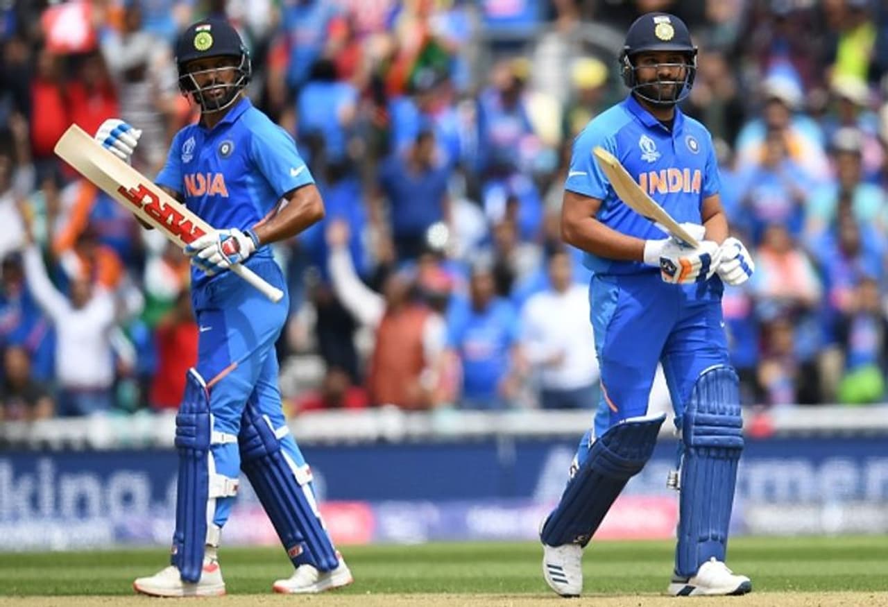 1. After India captain Virat Kohli won the toss and chose to bat first, Shikhar Dhawan and Rohit Sharma made a cautious start. The duo did not allow the Australian pacemen to take a wicket in the opening 10 overs. They had a 127 run partnership, laying a good foundation for a mammoth score